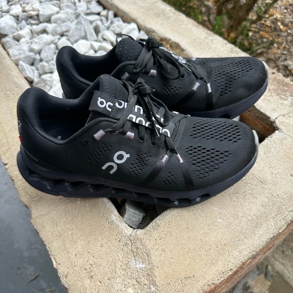 On Running Shoes - On Running Women’s Black Athletic Shoes